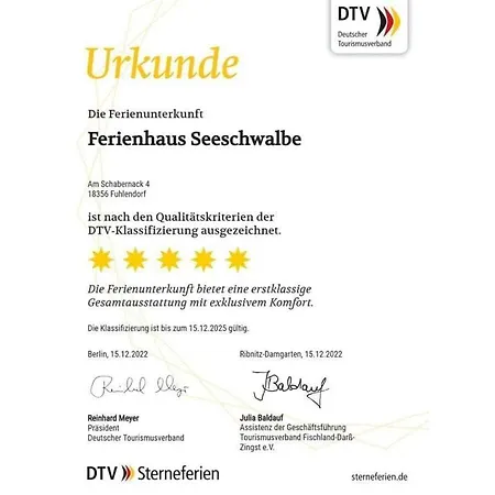 Prázdninový dům Seeschwalbe Modern Retreat
